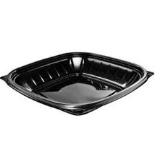 24 oz Black Square Bowl PP