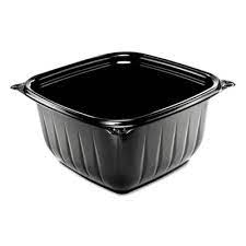 16 oz Black Square Bowl PP