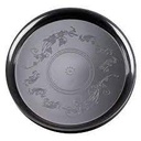 [B180] 18" Black Round Platter Tray