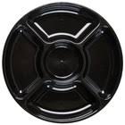 12" Round Black Tray Lazy Susan 5 Comp