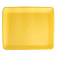Foam Tray 9L Yellow 12.31x9.25x1.19"