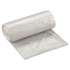 9x6x22" Clear Liner Trash Bag .7 mil Lo-D Roll