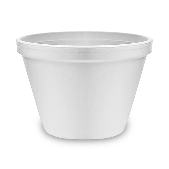 8 oz Squat Cup White Foam Closeout