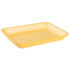 Foam Tray 8H 8P Yellow 10x8x1.13"
