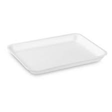 Foam Tray 8H 8P White 10x8x1.13"