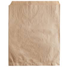 8.5x11" Bag Notion Flat Brown Kraft