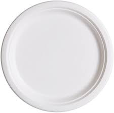 PP7RP 7" Round Plate Bagasse Compostable