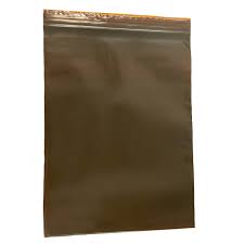6x8" Bag Zipper Amber Storage UV Protection