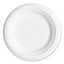 [6RP] PPBAG6 6" Plate Round Bagasse Compostable