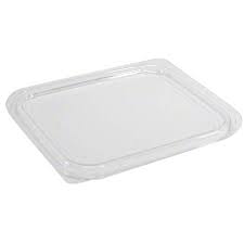 Lid Flat Clear PET for 18 oz 2 Comp Snack Closeout