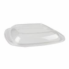 Lid Dome Square Clear PET for 80 160 oz Bowls