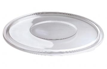 Lid Flat Round Clear PET for 320 oz Bowl