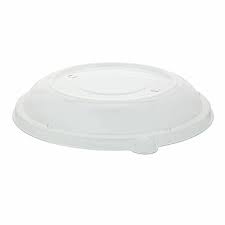 Lid Dome Clear PET for 24 32 48 Round Bagasse Bowls