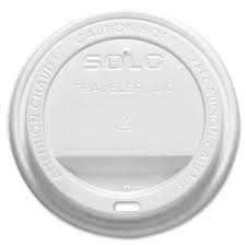 TL38R2-0007  8 oz Lid Solo Dome White for Hot Paper Cups