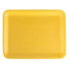 Foam Tray 4S 34 Yellow 9.25x7.25x.63"