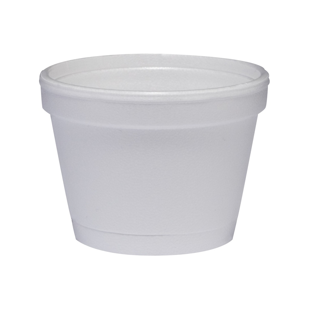 4 oz Squat White Foam Cup Closeout