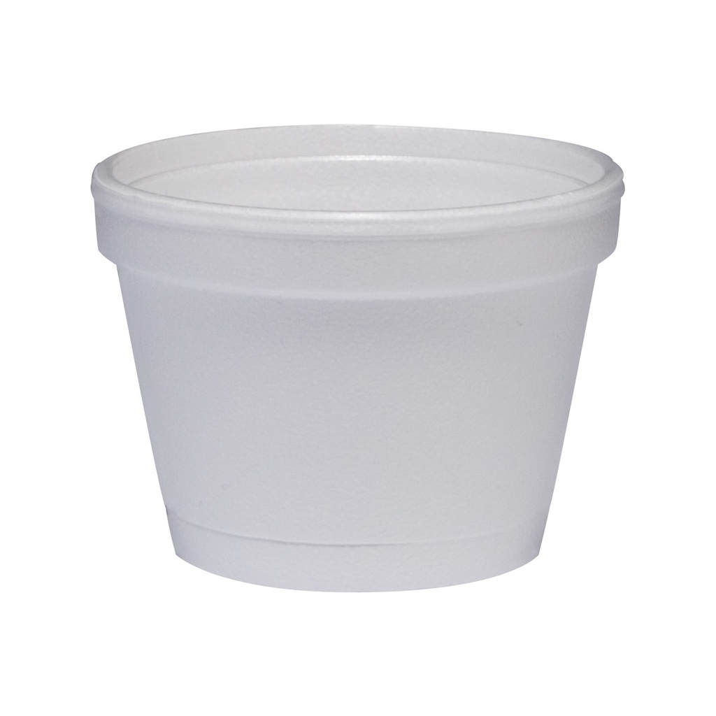 4 oz Squat White Foam Cup Closeout