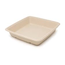 9x9" 48 oz Bowl Square Bagasse