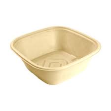 24 oz Bowl Square Bagasse Closeout