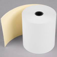 3"x90' 2 Ply Bond Paper Rolls W/C