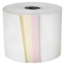 3"x65' 3 Ply Bond Paper Rolls W/C/R