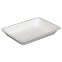 [3PPWHITE] Foam Tray 3PP White 8.63x6.38x1.25"