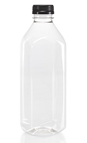 Juice Bottle 32 oz PET Clear (Caps not Included) Closeout