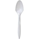 [T-SPOON] Teaspoon Medium Weight White Bulk