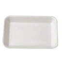 [2WHITE] Foam Tray 2 White 8.25x5.75x1"