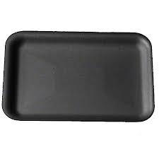 Foam Tray 2S Black 8.25x5.75x.63"