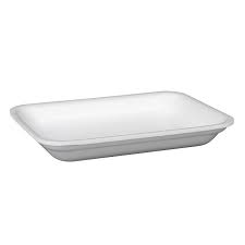 Foam Tray 2PP White 8.25x6x1.13"