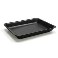 Foam Tray 2PP Black 8.25x6x1.13"