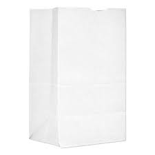 20 lb Bag Squat White 8.25x6.13x14.25"