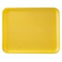 [20SYELLOW] Foam Tray 20S Yellow 8.5x6.5x.63" Closeout