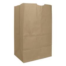 20 lb Paper Bag Brown Kraft Squat 8.25x6.13x14.25"