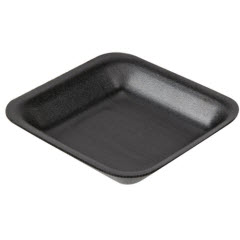 Foam Tray 1 Black 5.25x5.25x1"
