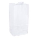 [16W] 16 lb Paper Bag White 7.75x4.75x15.75"