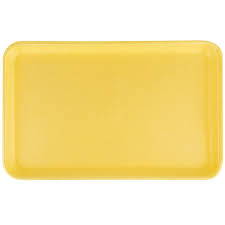 Foam Tray 16S Yellow 11.75x7.5x75 Closeout