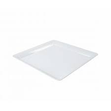 Platter 16x16" Square White