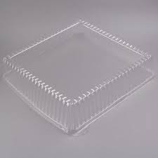 16x16" Lid Square Dome Clear PET