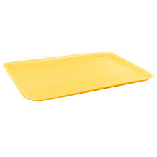 Foam Tray 15D 1525D Yellow 14.75x8x1.13