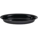 [1421D-B] Bowl Oval 14x21" Black 250 oz