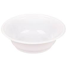 Bowl 12 oz Thermal Plastic White