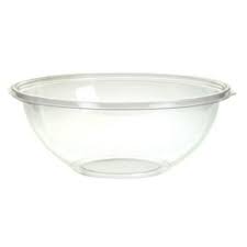 10 lb 160 oz Bowl Clear Round PET