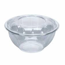 48 oz Clear Swirl Bowl Combo PET