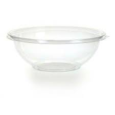 5 lb 80 oz Bowl Round Clear PET