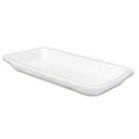 [10PWHITE] Foam Tray 10P White 10.75x5.88x1.19"