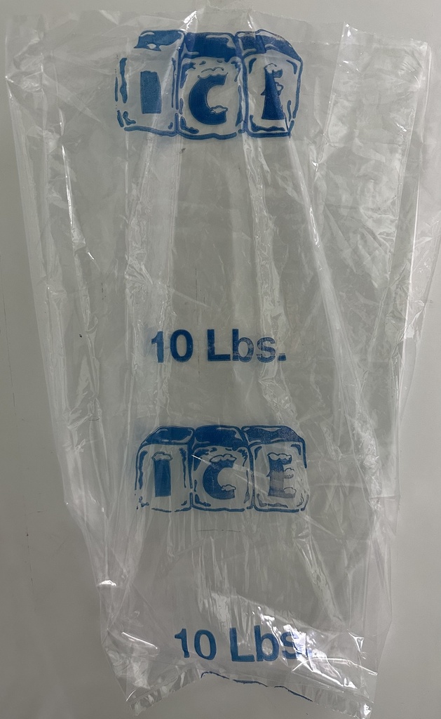 10 lb Ice Cube Bag Poly