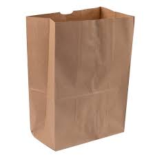 1/6 Sack Paper Bag 65# Heavy Duty Brown Kraft 12x7x17"