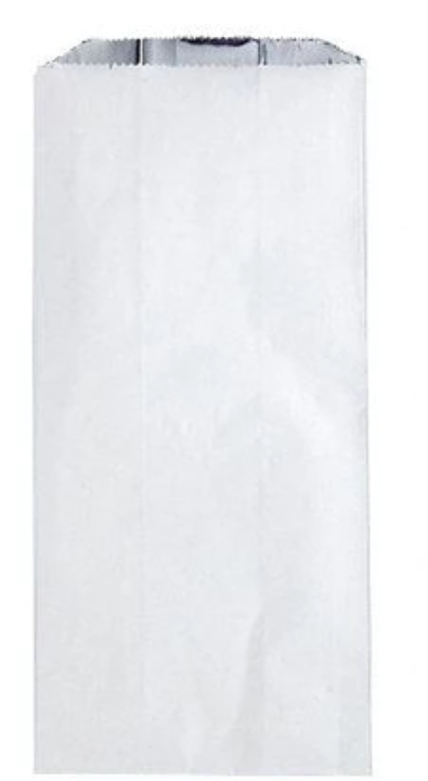 1/2 Gallon Bag Foil White 64 oz